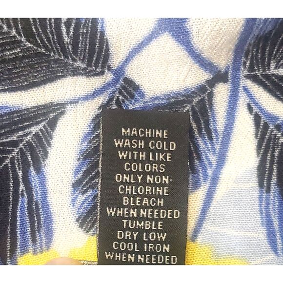 INC International Concepts Multicolor Floral Off Shoulder Bell Sleeve Top Size L - Picture 5 of 7